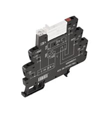 Weidmuller 2152900000 TERMSERIES TRS Electro-Mechanical Relay Module, 7 mA, 6 A, 1CO Contact, 120 VAC V Coil