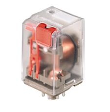 Weidmuller 8690380000 RIDERSERIES RRD Industrial Relay With Test Button, 50.5 mA, 10 A, 2CO Contact, 24 VDC V Coil