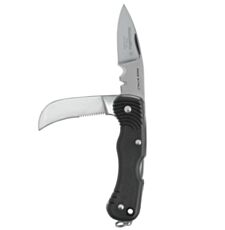 Weidmuller 9041600000 Folding Slicer Electrician's Knife, Lockable/Straight Blade, 37 mm OAL